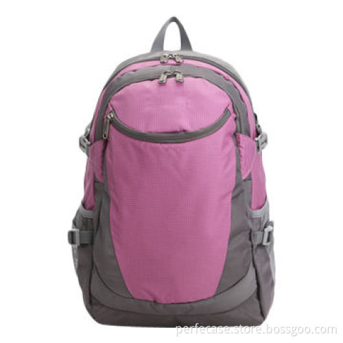 Notebook Backpack, 15.6-inch, Purple with Gray Color Combination, Fashionable and Sports Design